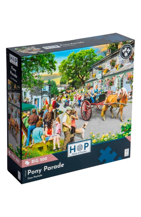 Pony Parade Big 500-Piece Jigsaw Puzzle