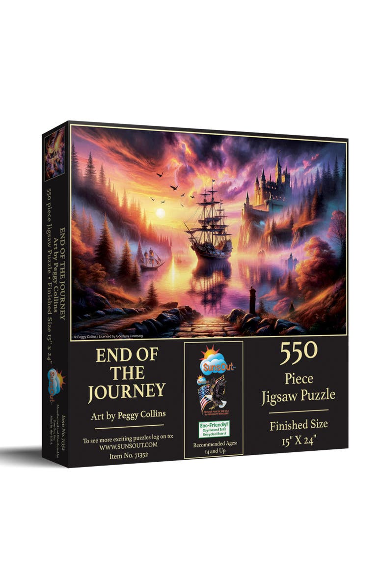 Sunsout End of Journey 550 piece Jigsaw Puzzle for Adults, Main, color, Multicolor