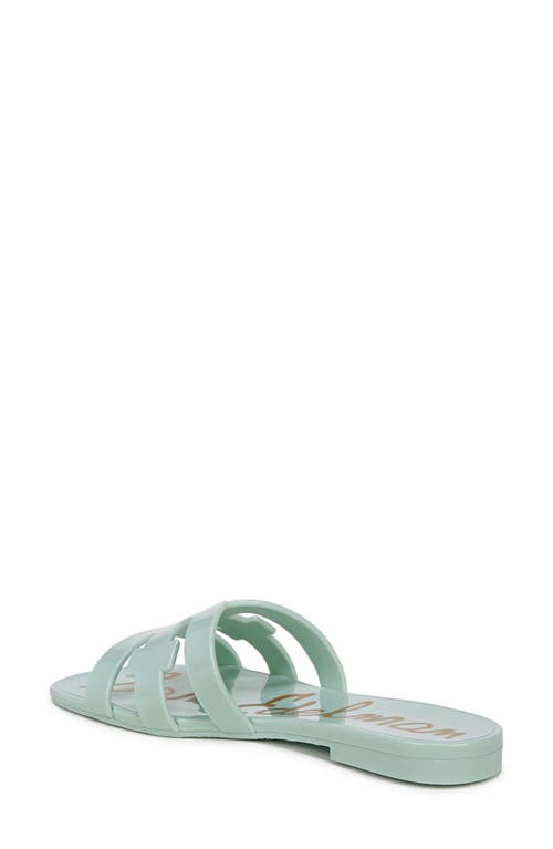 Sam Edelman Bay Jelly Slide Sandal In Green