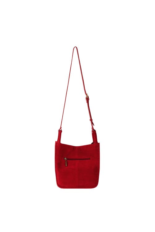 The Sak Los Feliz Crossbody Leather Bag In Red