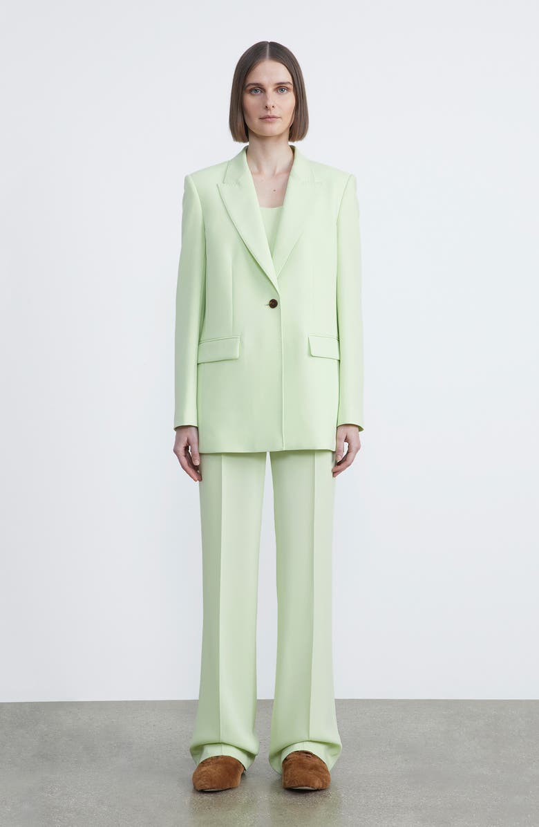 Lafayette 148 New York Finesse Crepe Blazer, Alternate, color, Mint