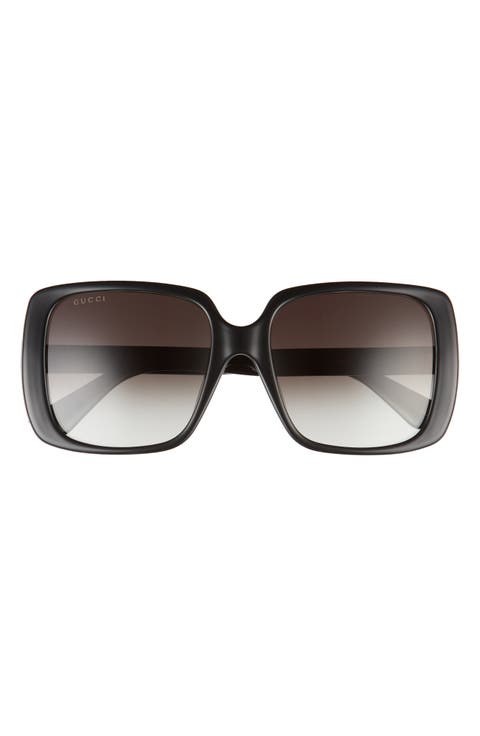 56mm Square Sunglasses