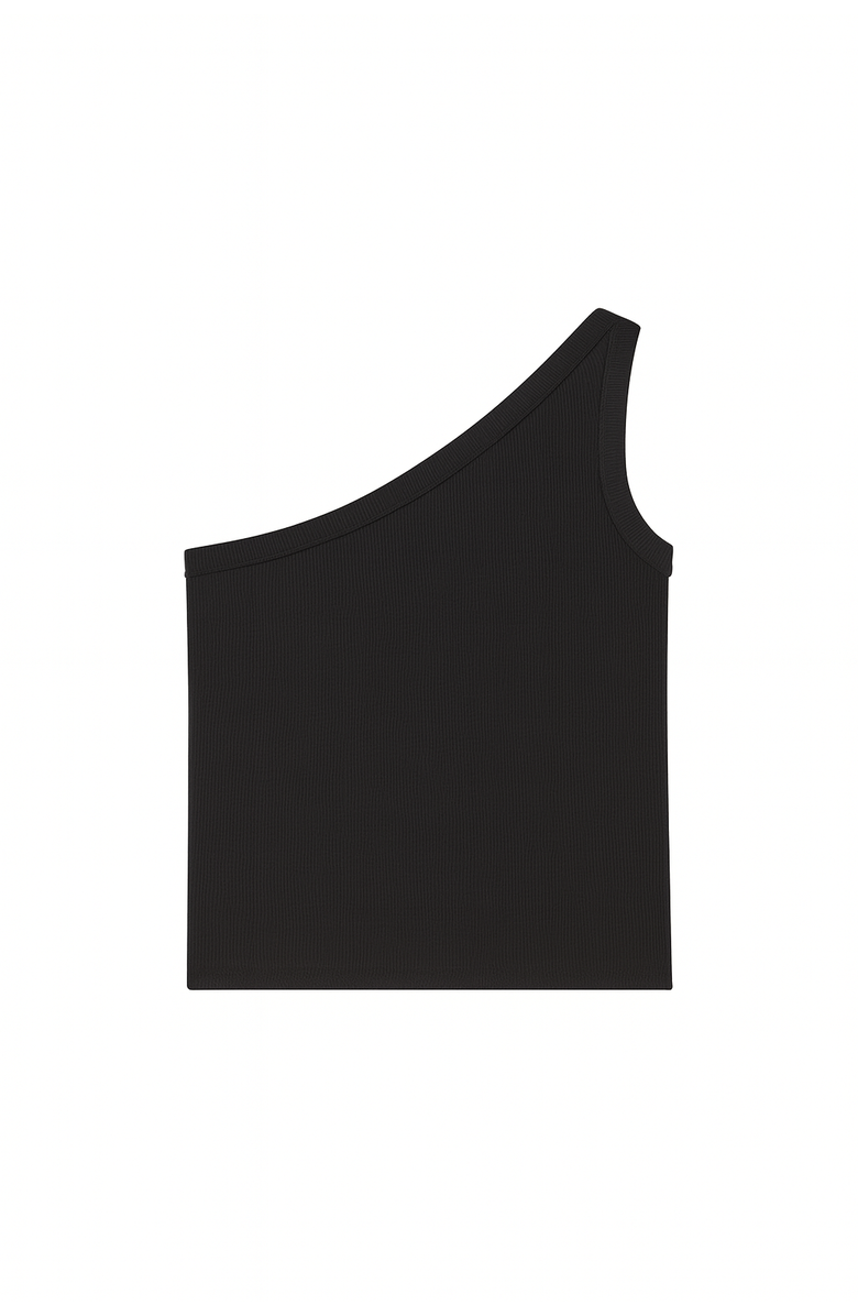 VIR VITA Bahar One Shoulder Top, Main, color, Black