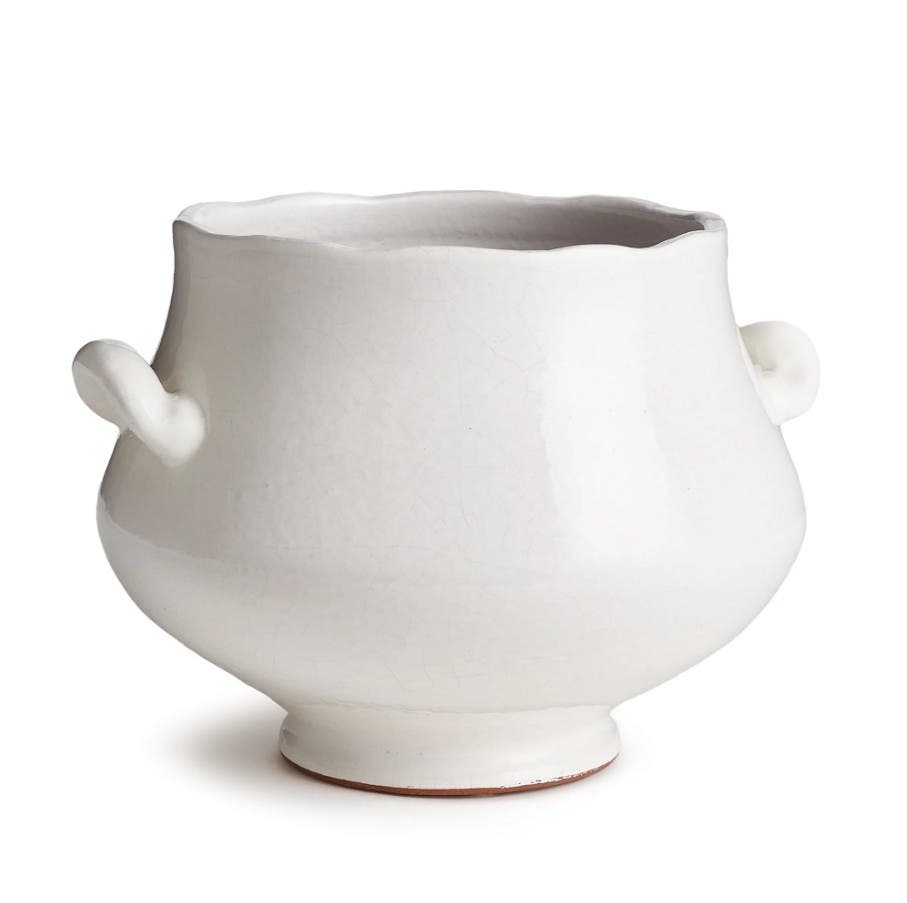 Napa Home & Garden Wellon Footed Cachepot In White