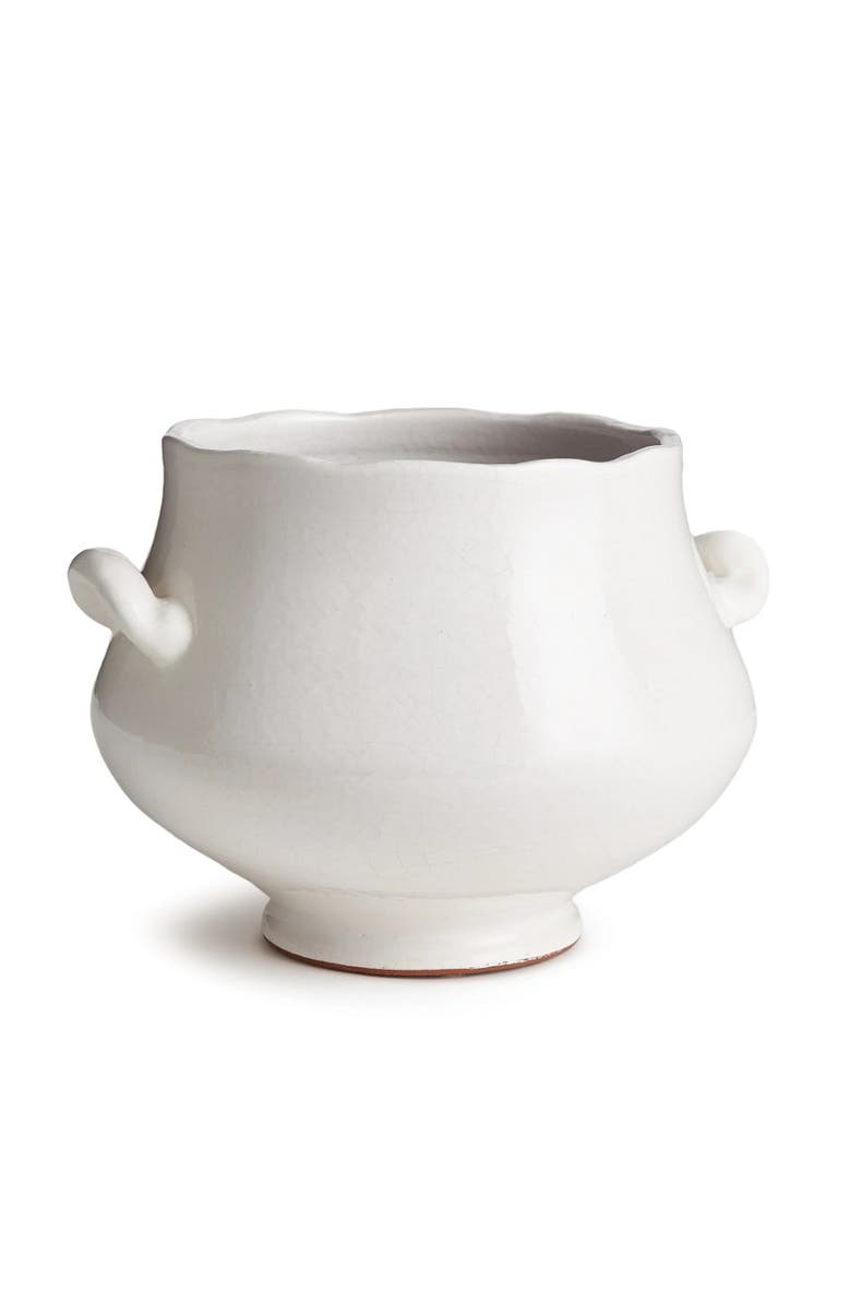 Napa Home & Garden Wellon Footed Cachepot, Main, color, White