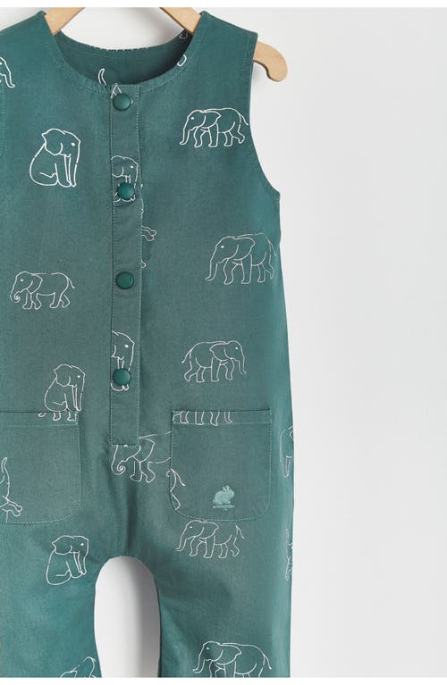 Babycottons Raj Zip Footless Pajama In Pastel Blue