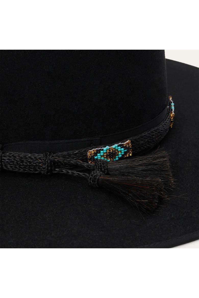 Helix Straw Hat, Alternate, color, Black