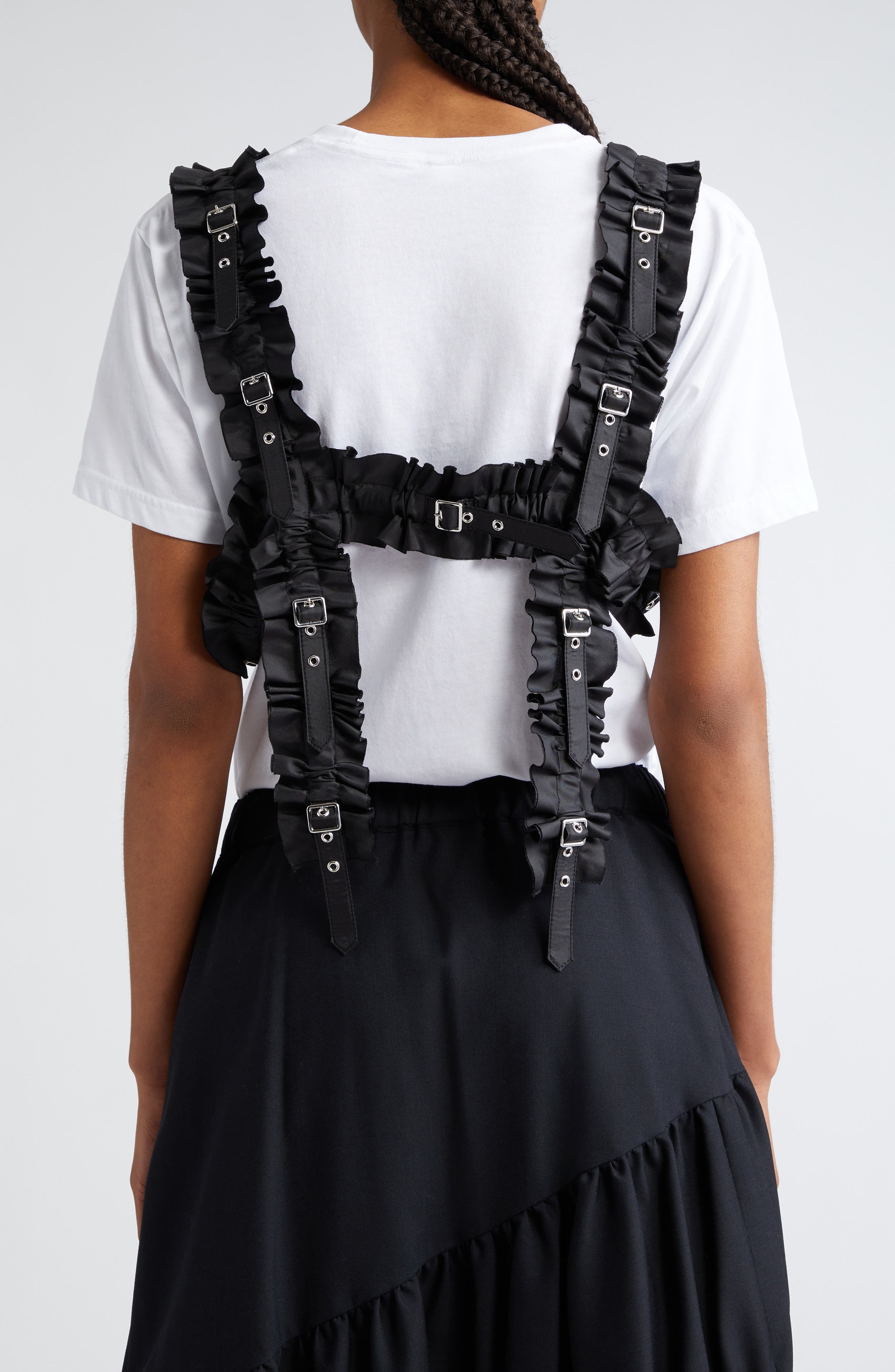 Noir Kei Ninomiya Ruched Taffeta Harness (Women) | Nordstromrack