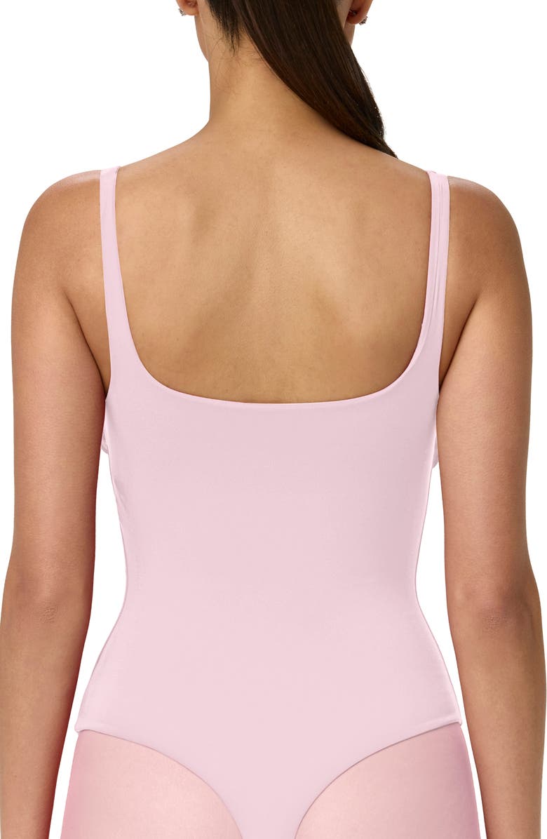 Naked Wardrobe Rosette Bust Bodysuit, Alternate, color, Cotton Candy