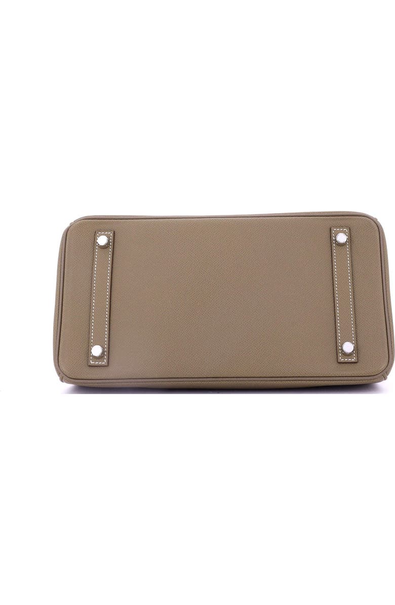 Pre-Owned Hermes Birkin Handbag Grey Epsom with Palladium Hardware 30, Alternate, color,