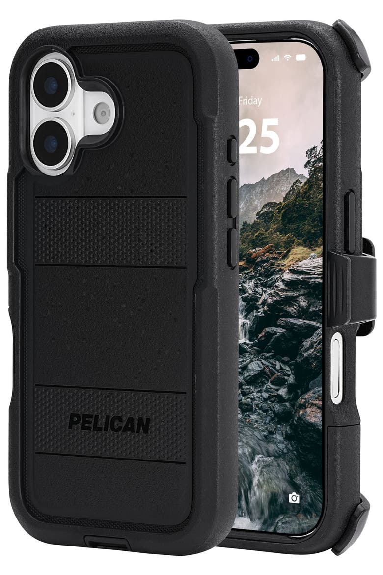 Voyager MagSafe Case with Holster for Apple iPhone 17, Main, color, BLACK