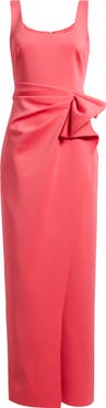 Vince Camuto Gathered Waist Column Dress