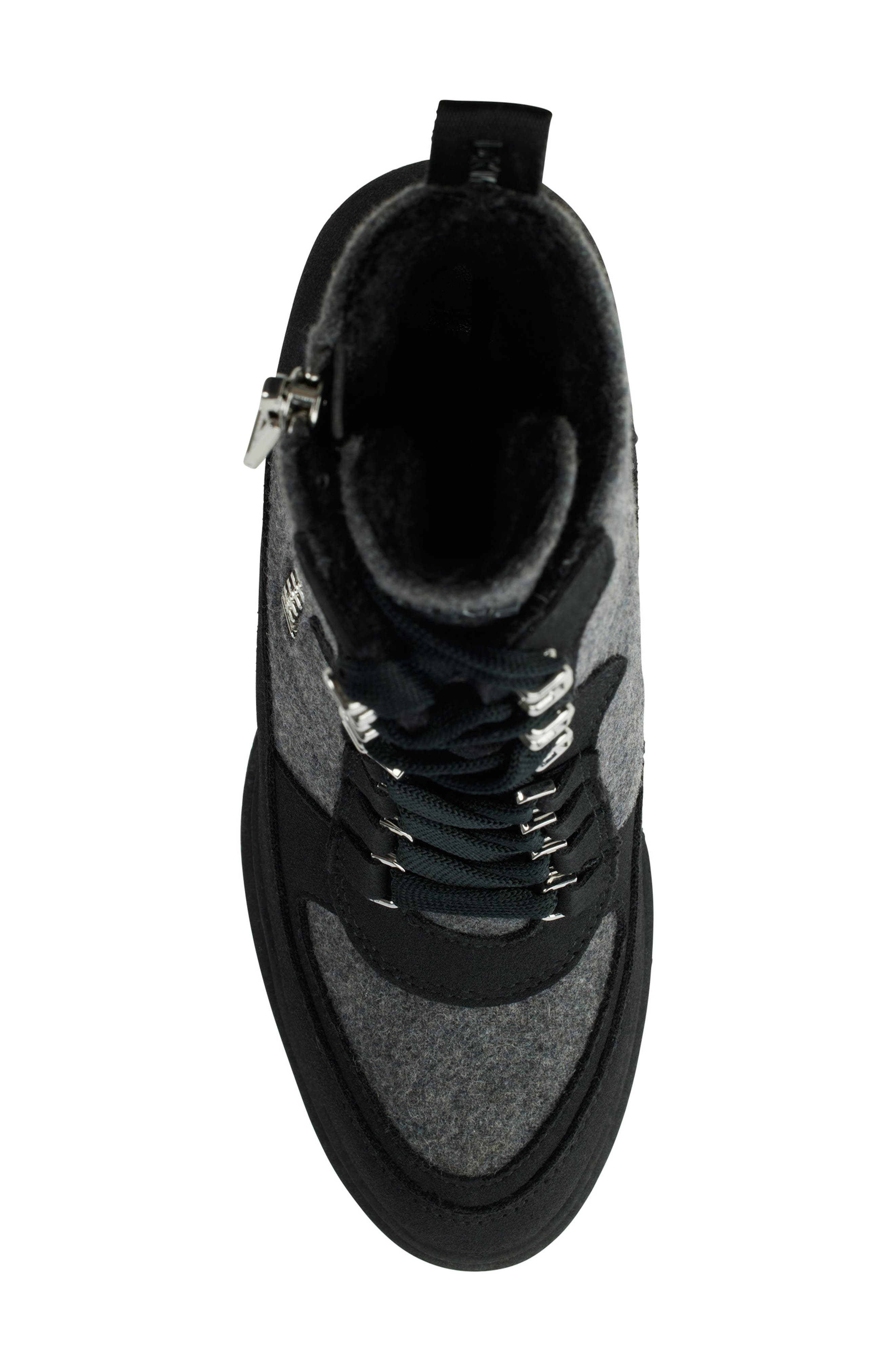 DKNY Toia Platform Bootie, Alternate, color, Black/Grey