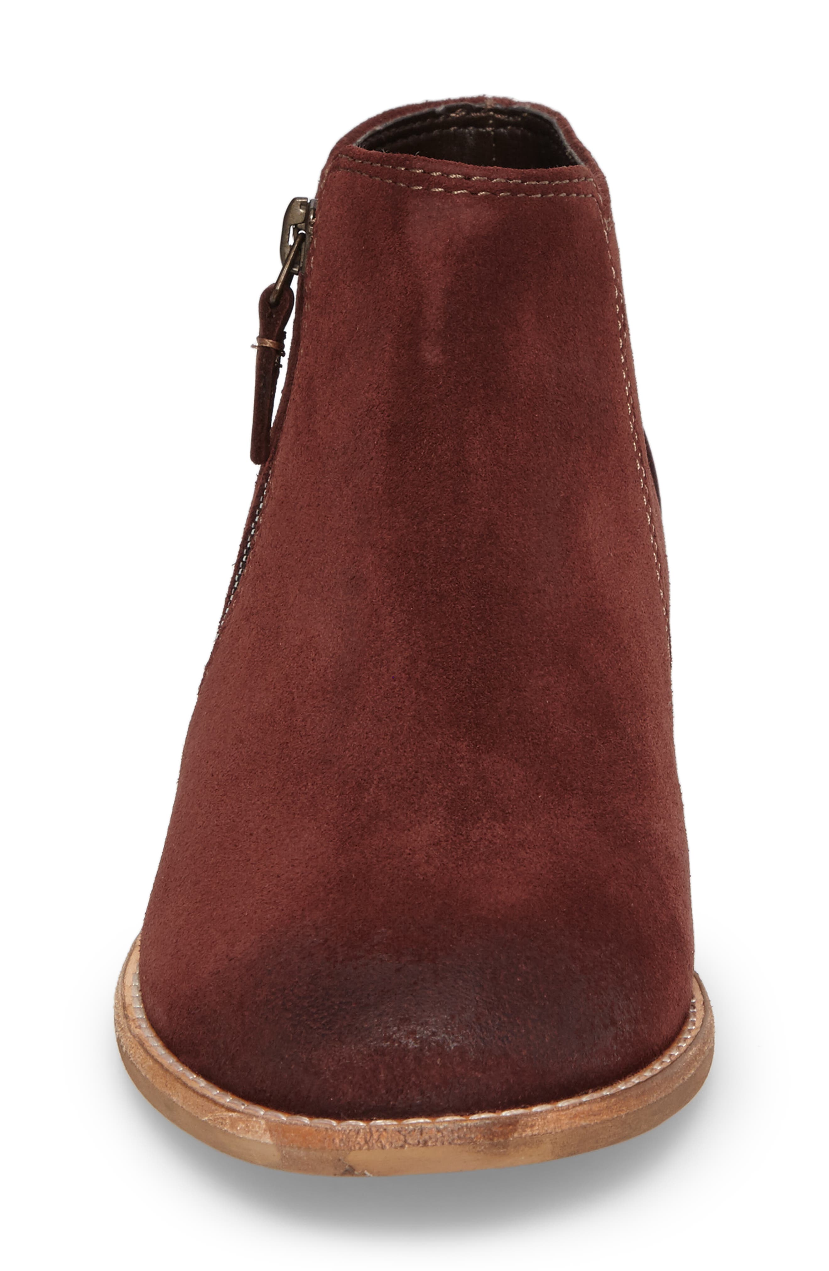 Maypearl Juno Ankle Boot, Alternate, color, MAHOGANY SUEDE