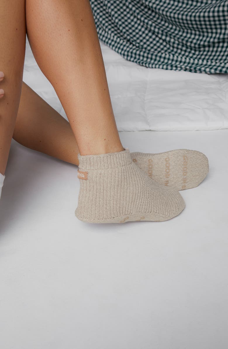 Lunya Organic Cotton Blend Slipper Sock, Alternate, color,