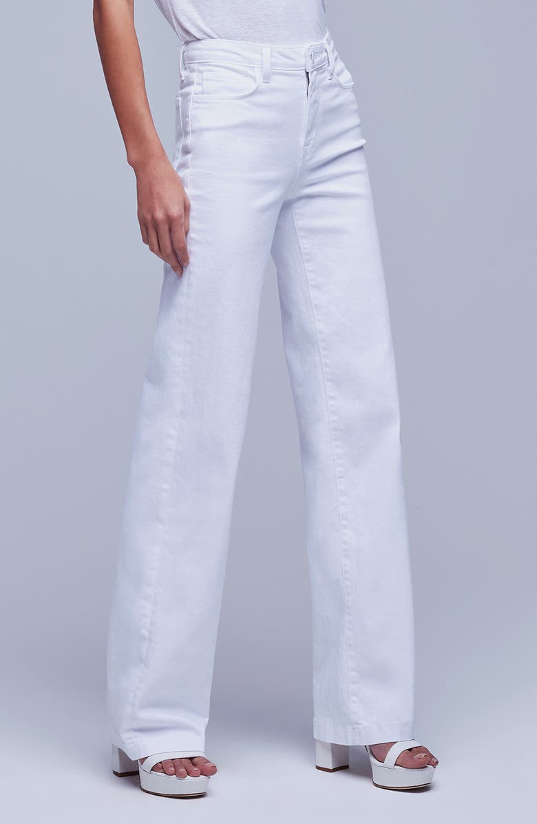 L'AGENCE Clayton Wide Leg Jeans, Alternate, color, 
