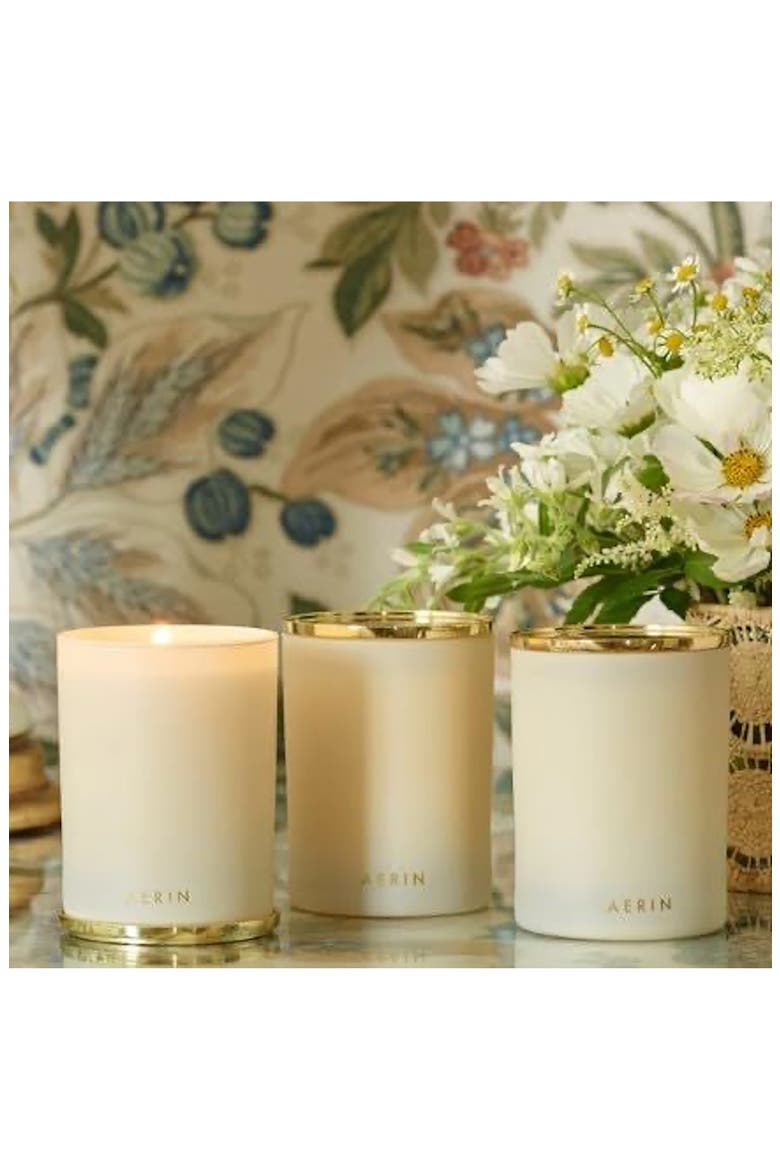 Monserrate Rose Scented Candle, Alternate, color, CREAM