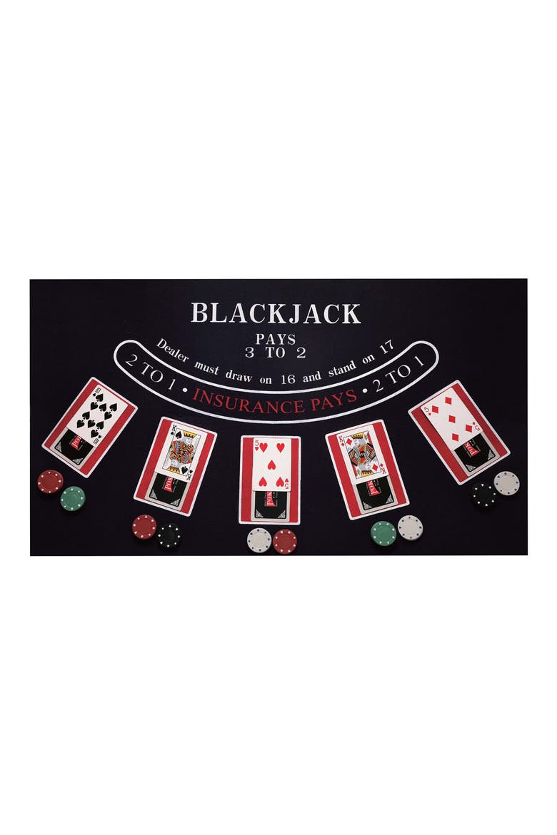 BROOKSTONE 2-in-1 Blackjack & Texas Hold 'Em Table | Nordstromrack