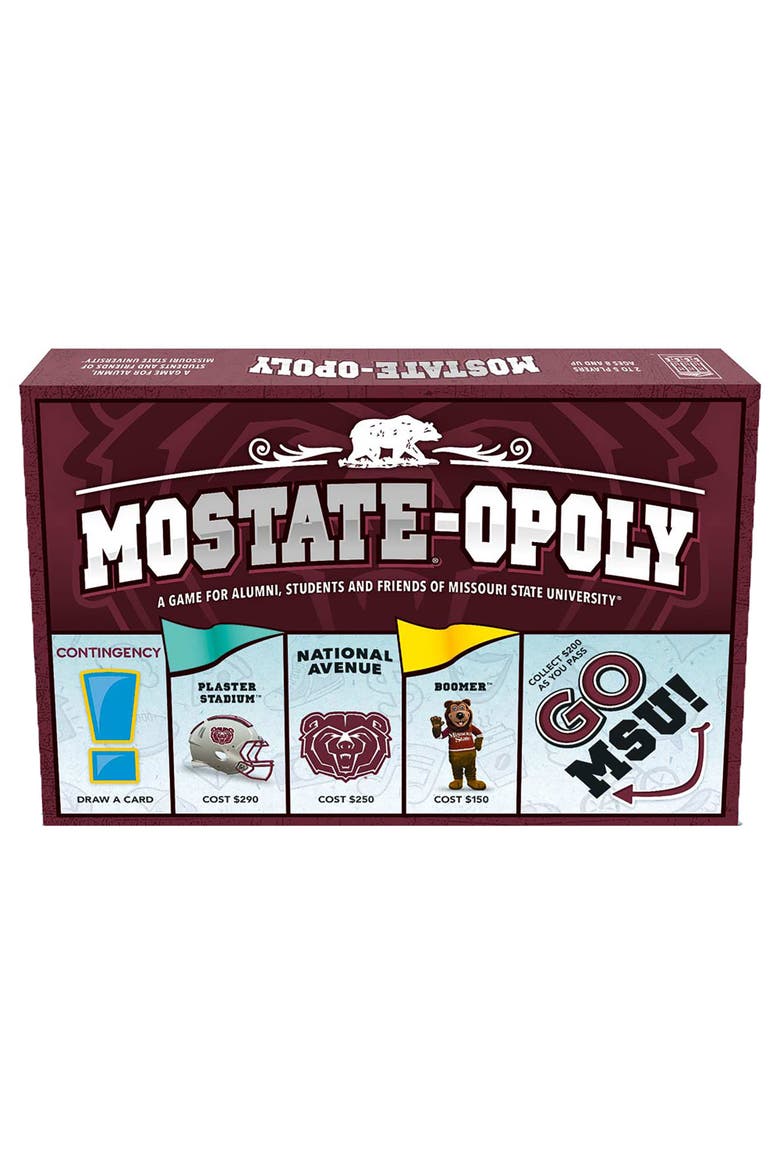 Missouri State Univiersity Mo Stateopoly Monopoly Board Game, Alternate, color, Multicolored