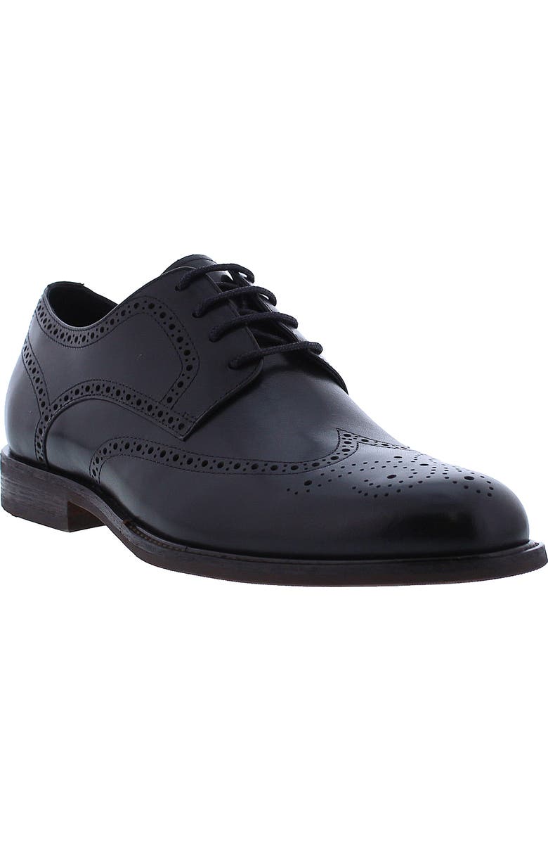 Zanzara Delos Brogued Wingtip Derby, Main, color,