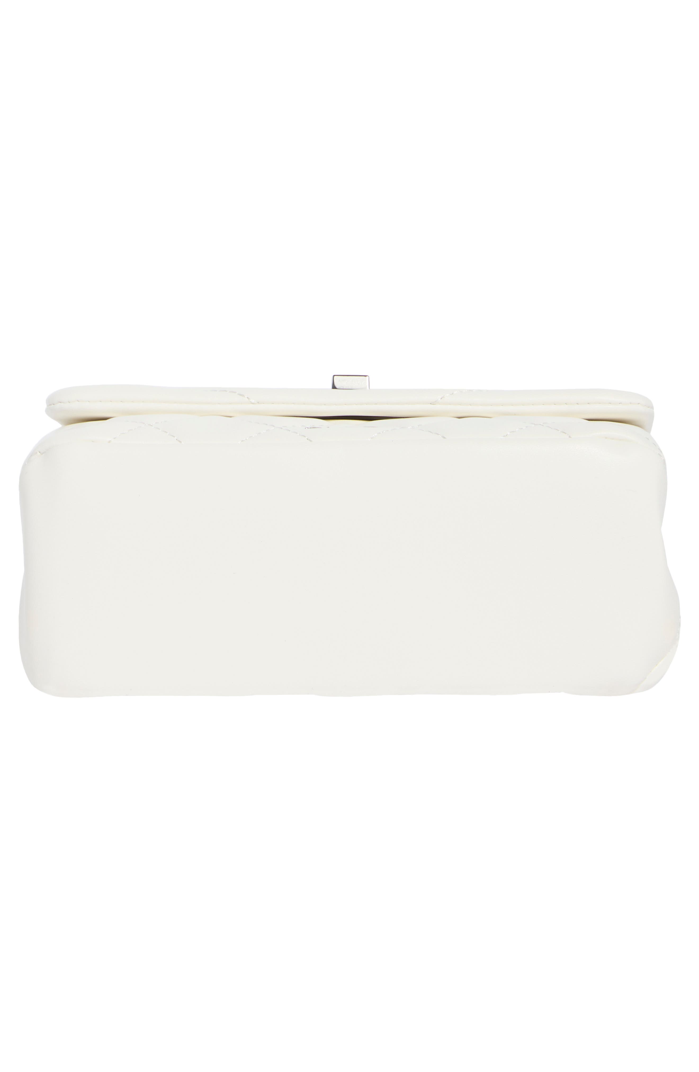 ALDO Alnilam Quilted Crossbody Bag, Alternate, color, White