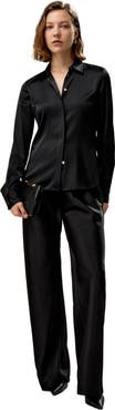 Lilysilk Women's Elegant Silhouette Silk Shirt