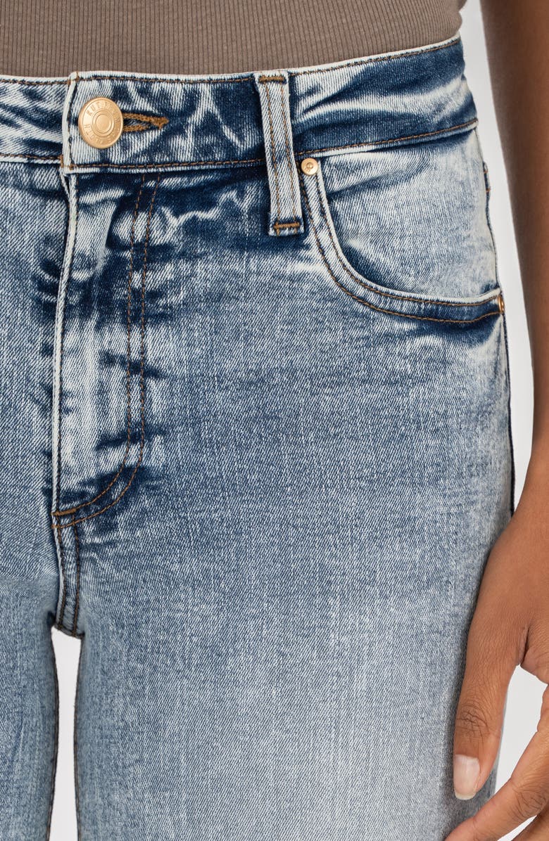 KUT from the Kloth Sienna High Waist Relaxed Straight Leg Jeans, Alternate, color, Accredited W/Me