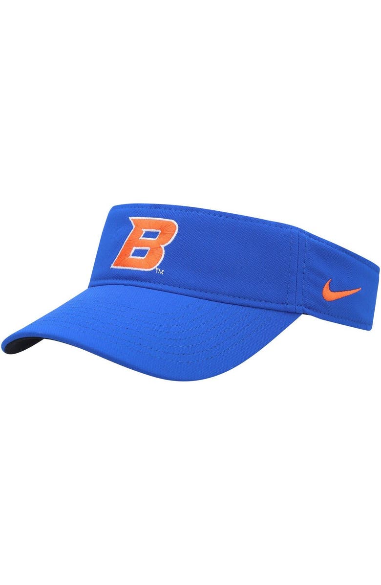 Nike Men's Nike Boise State Broncos Royal Sideline Performance Visor, Main, color, Royal