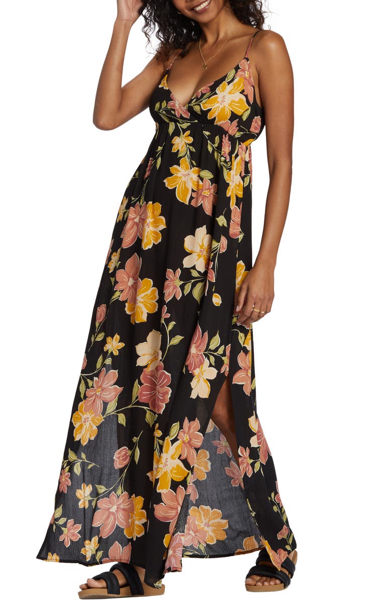 Billabong Sunday Floral Maxi Slipdress, Alternate, color, 