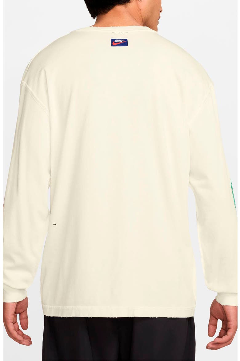 Jordan Rare Air Distressed Long Sleeve Graphic T-Shirt (Men