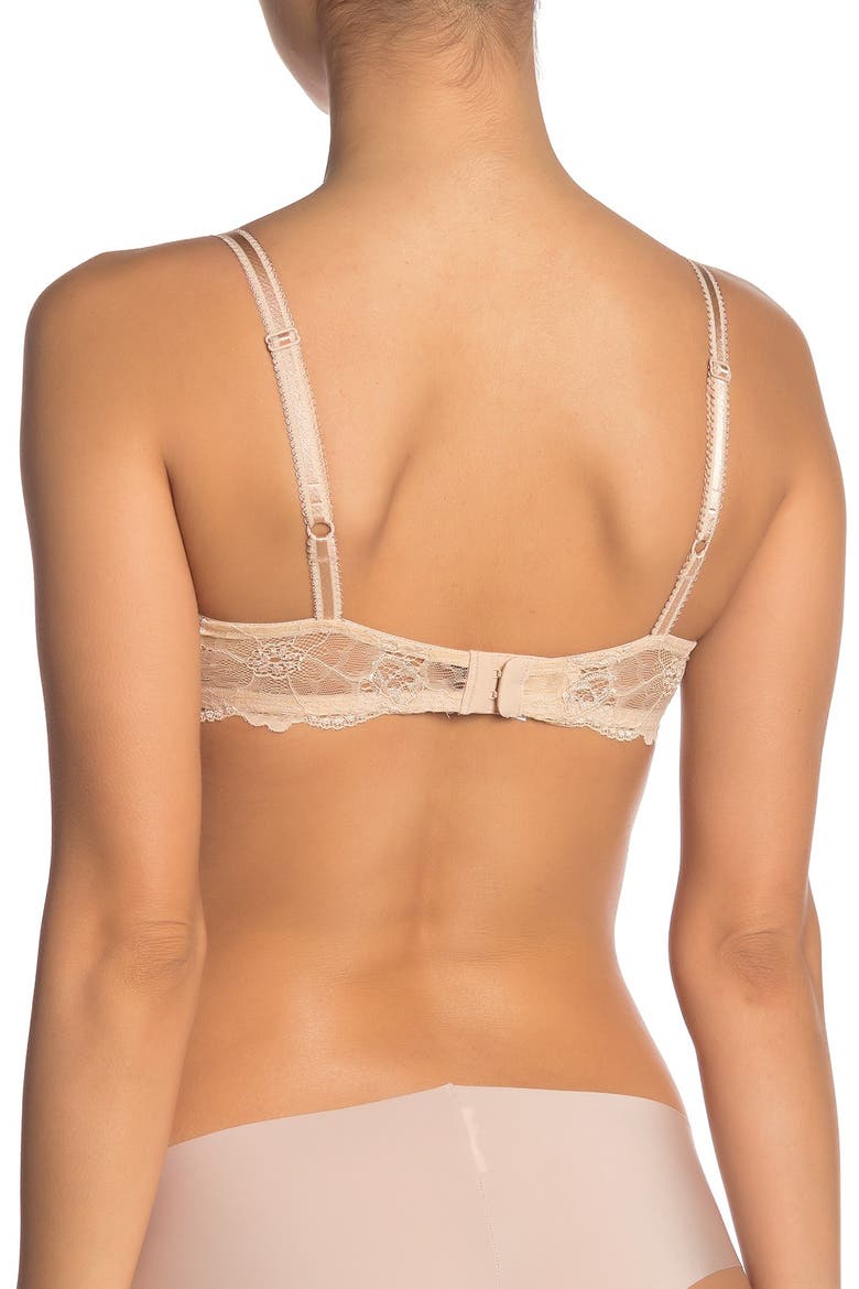 French Garden Contour Bra, Alternate, color, NUDE