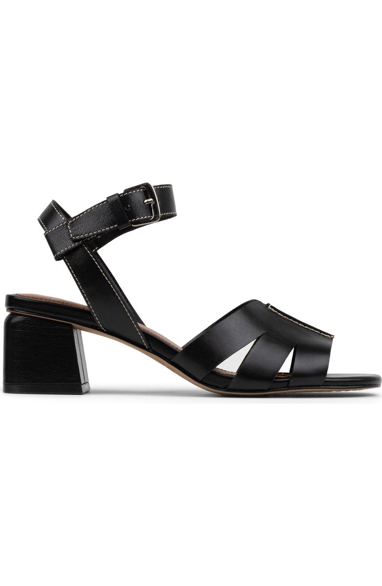 Donald Pliner Sotira Block Heel Sandal, Alternate, color, Black