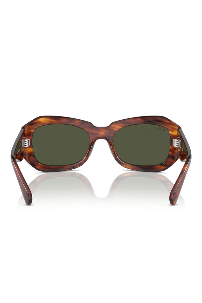 Pillow Beate 56mm Wrap Sunglasses, Alternate, color, STRIPED HAVA