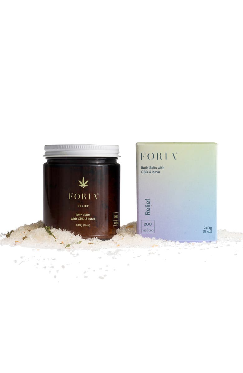 FORIA Relief Bath Salts with CBD & Kava, Alternate, color,