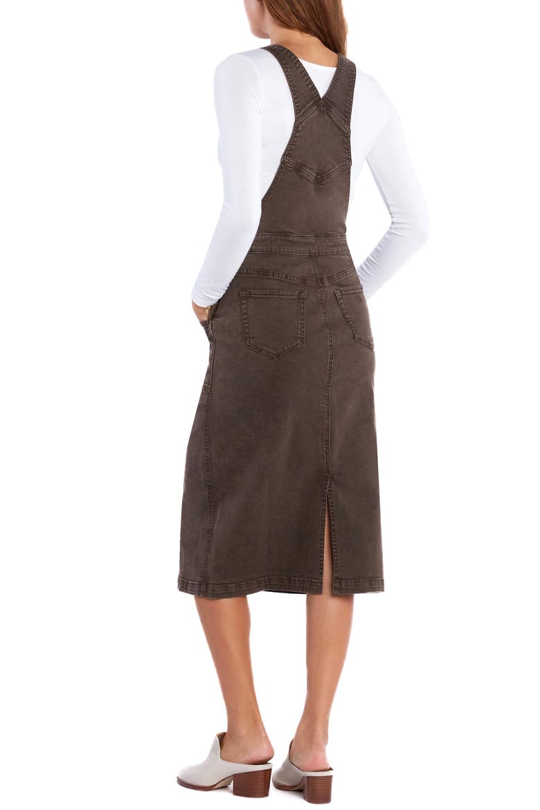 Estelle Denim Dress, Alternate, color, BROWN DENIM