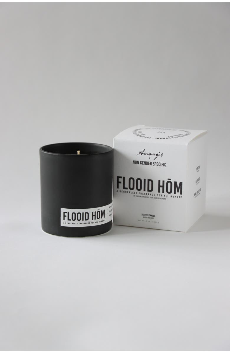 Aerangis X Non Gender Specific Flooid Home Scented Candle, Main, color, Black