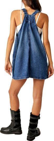 Denim Overall Minidress