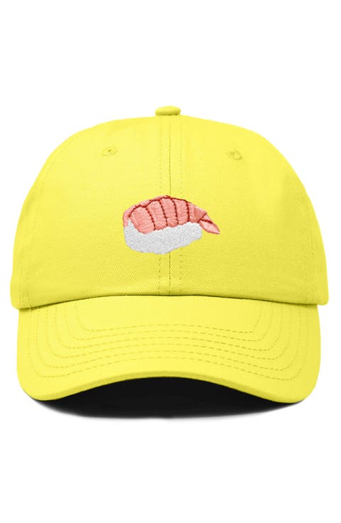 Shrimp Sushi Embroidered Dad Cap