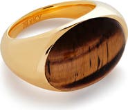 Monica Vinader x Kate Young Tiger's Eye Ring