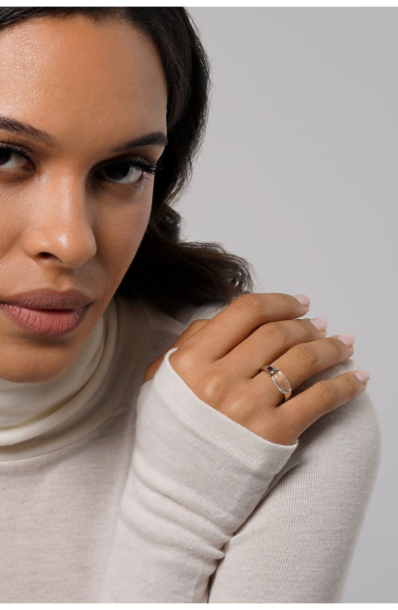 Zynnia Collective Split Ring, Alternate, color, Silver