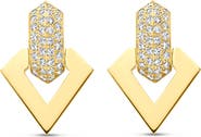 DRIES CRIEL Brute Pavé Diamond Earrings
