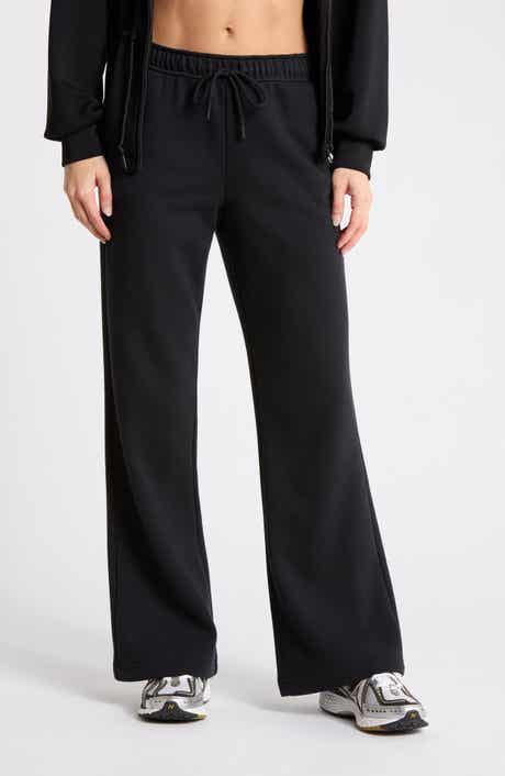 Feather Fleece Relaxed Flare Pants