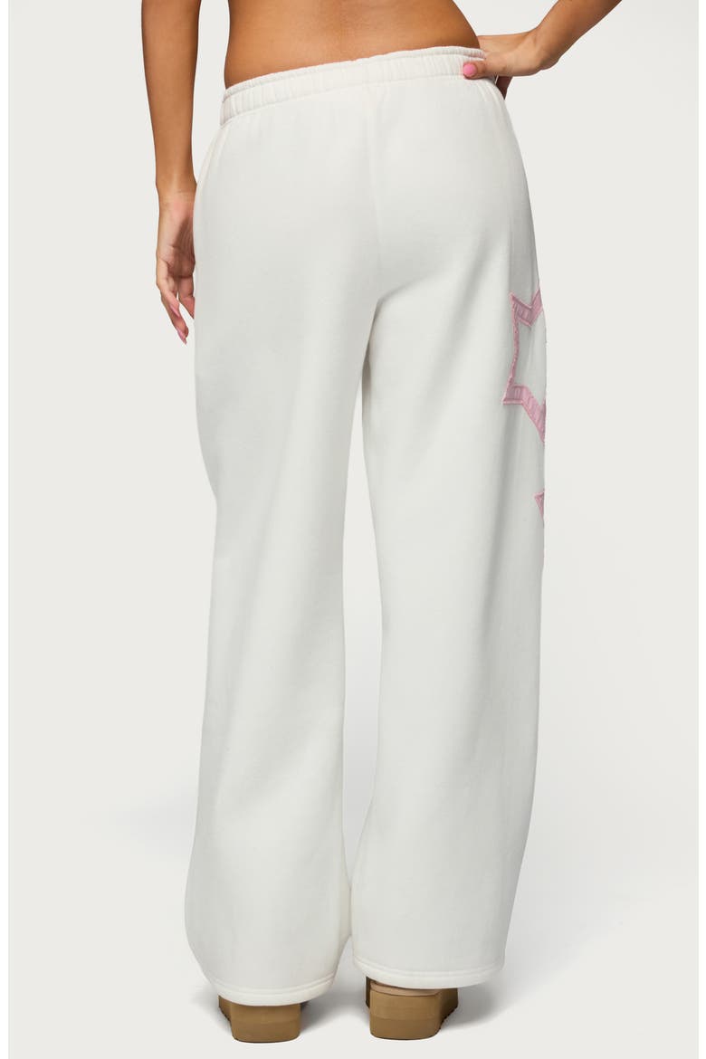 Starly Straight Leg Sweatpants, Alternate, color, WHITE