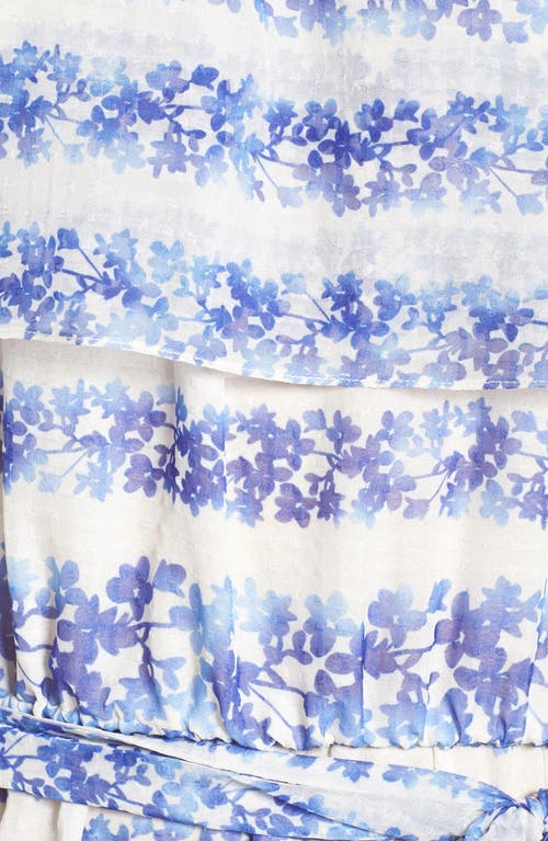 Eliza J Blouson Maxi Dress In Blue