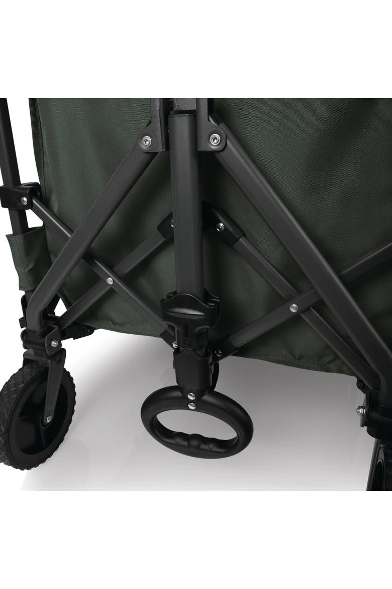 Wilderness Collapsible Folding Wagon, Alternate, color, Moss Green