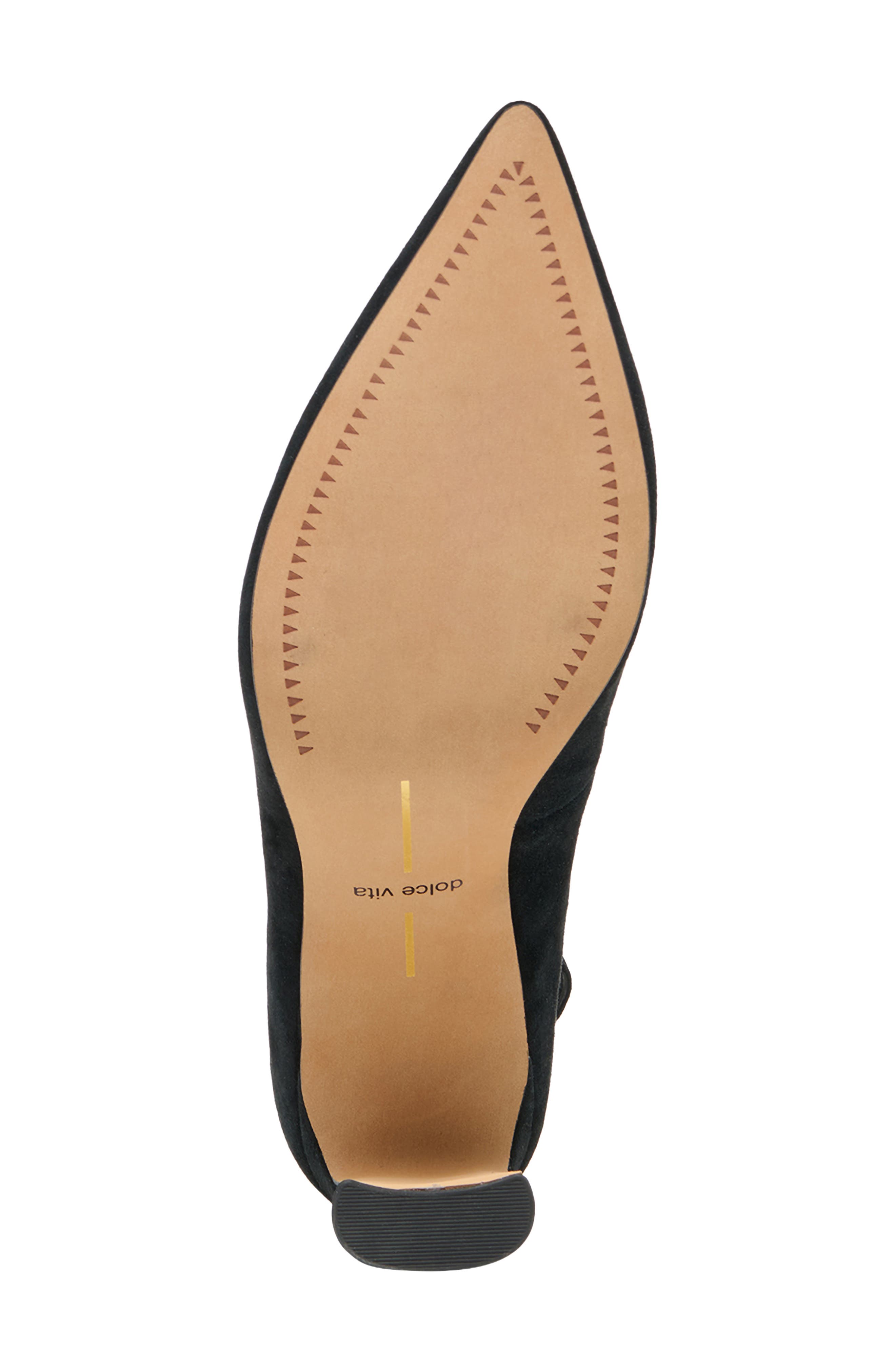 Karsin Ankle Strap Pump, Alternate, color, ONYX SUEDE