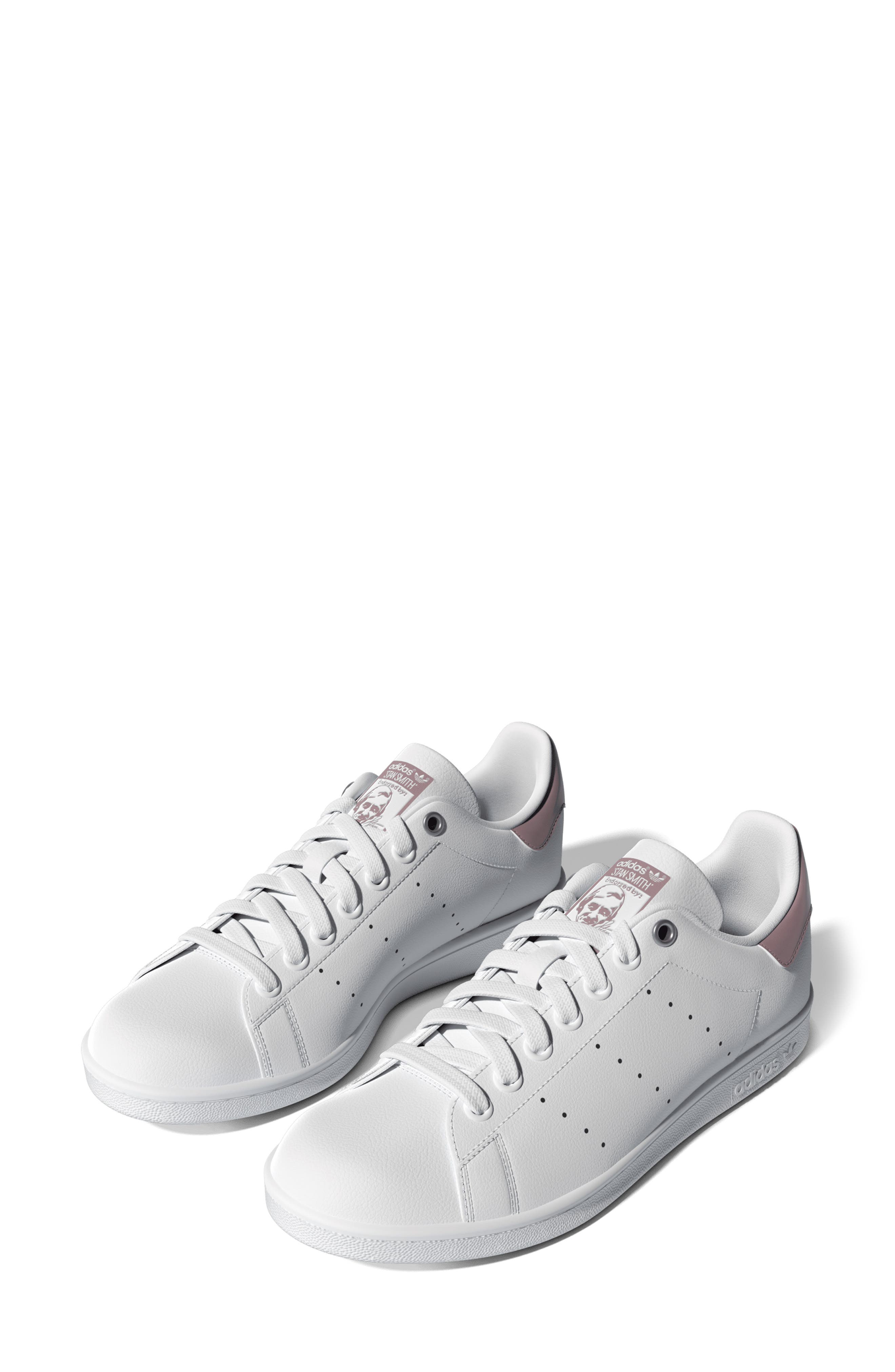 Stan Smith Sneaker, Main, color, MAUVE/ WHITE/ MATTE PURPLE