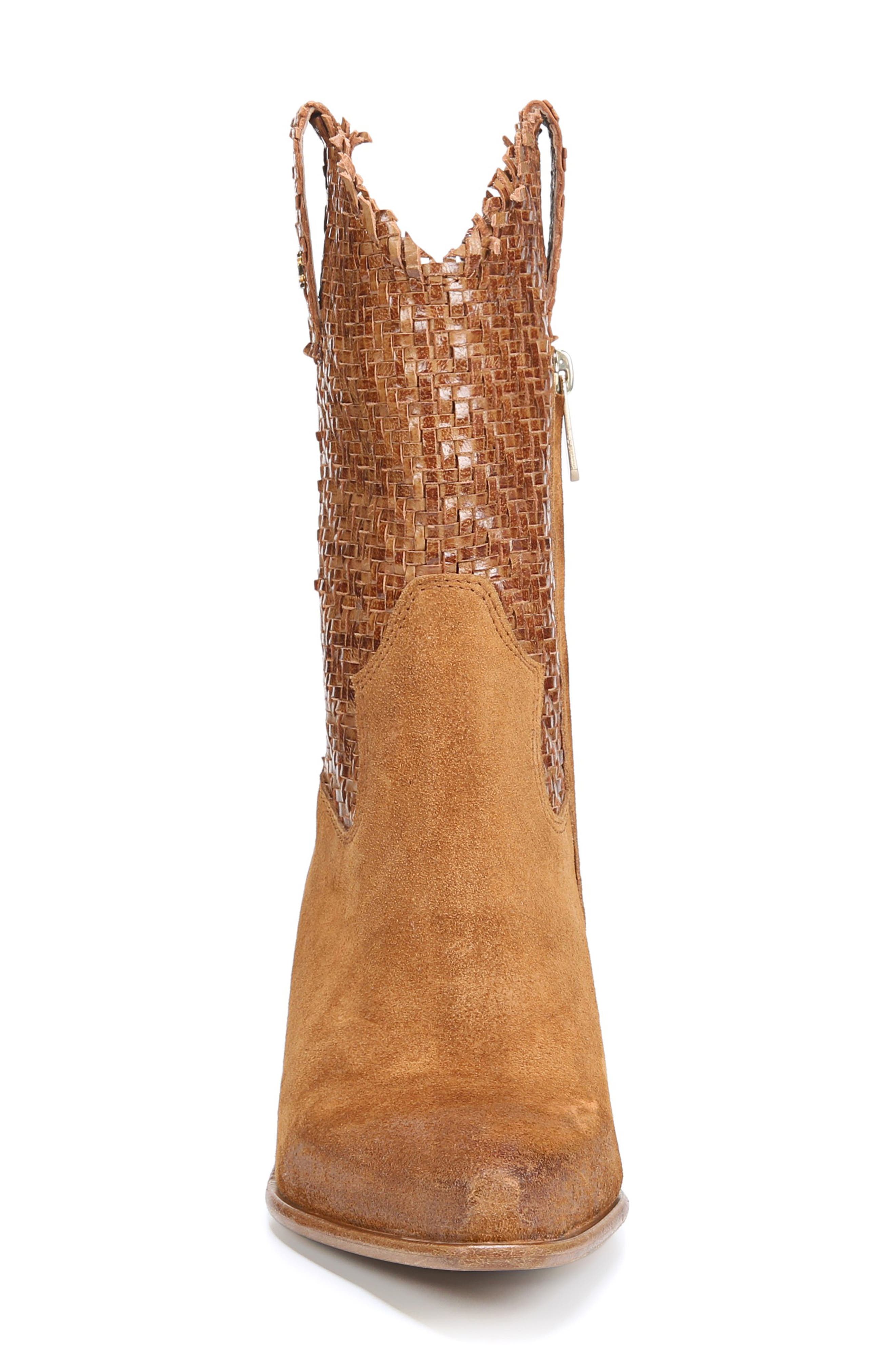 Sam Edelman Tracy Western Boot, Alternate, color, Brown
