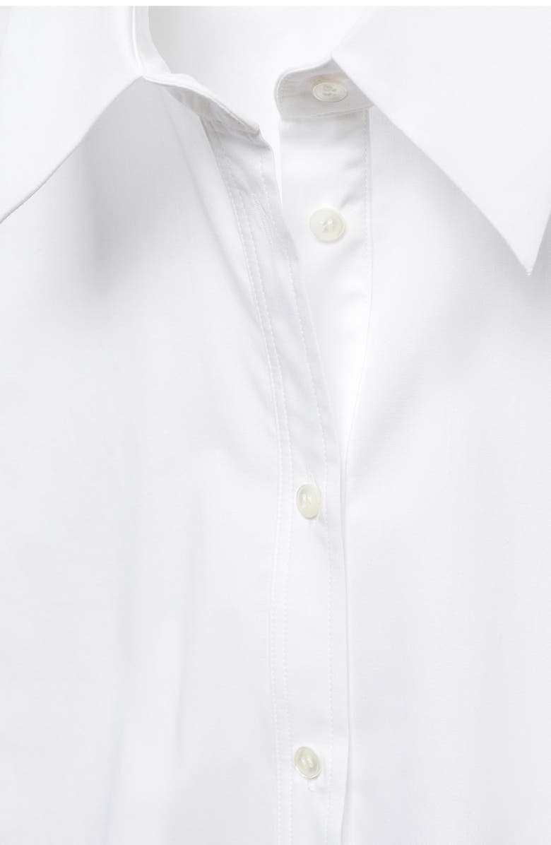 MANGO Oversize Cotton Button-Up Shirt, Alternate, color, 