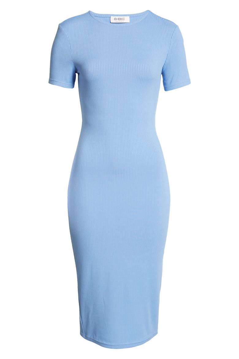 Luna Midi Dress, Alternate, color, BLUE
